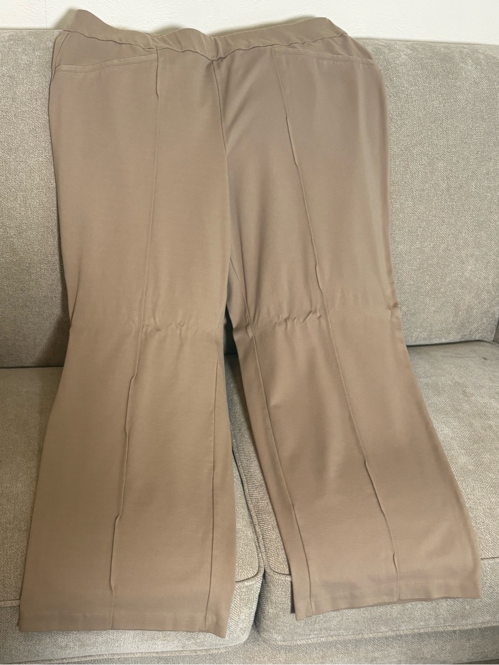 Cato Straight Leg Pants in Taupe
